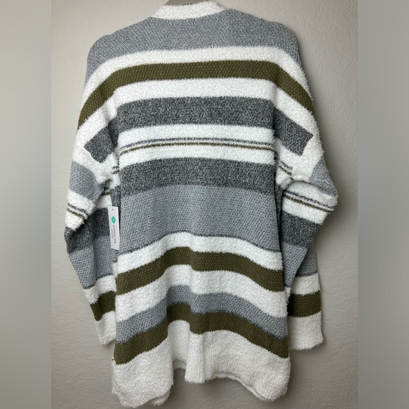 PINK CLOVER Womens extra large double pocket open front cardigan Stitch Fix NWOT - Picture 10 of 11